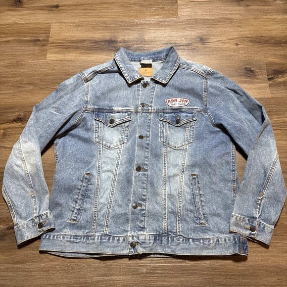 Ron Jon Jackets & Blazers - Ron Jon Surf Shop‎ Blue Jean Denim Jacket Size XL